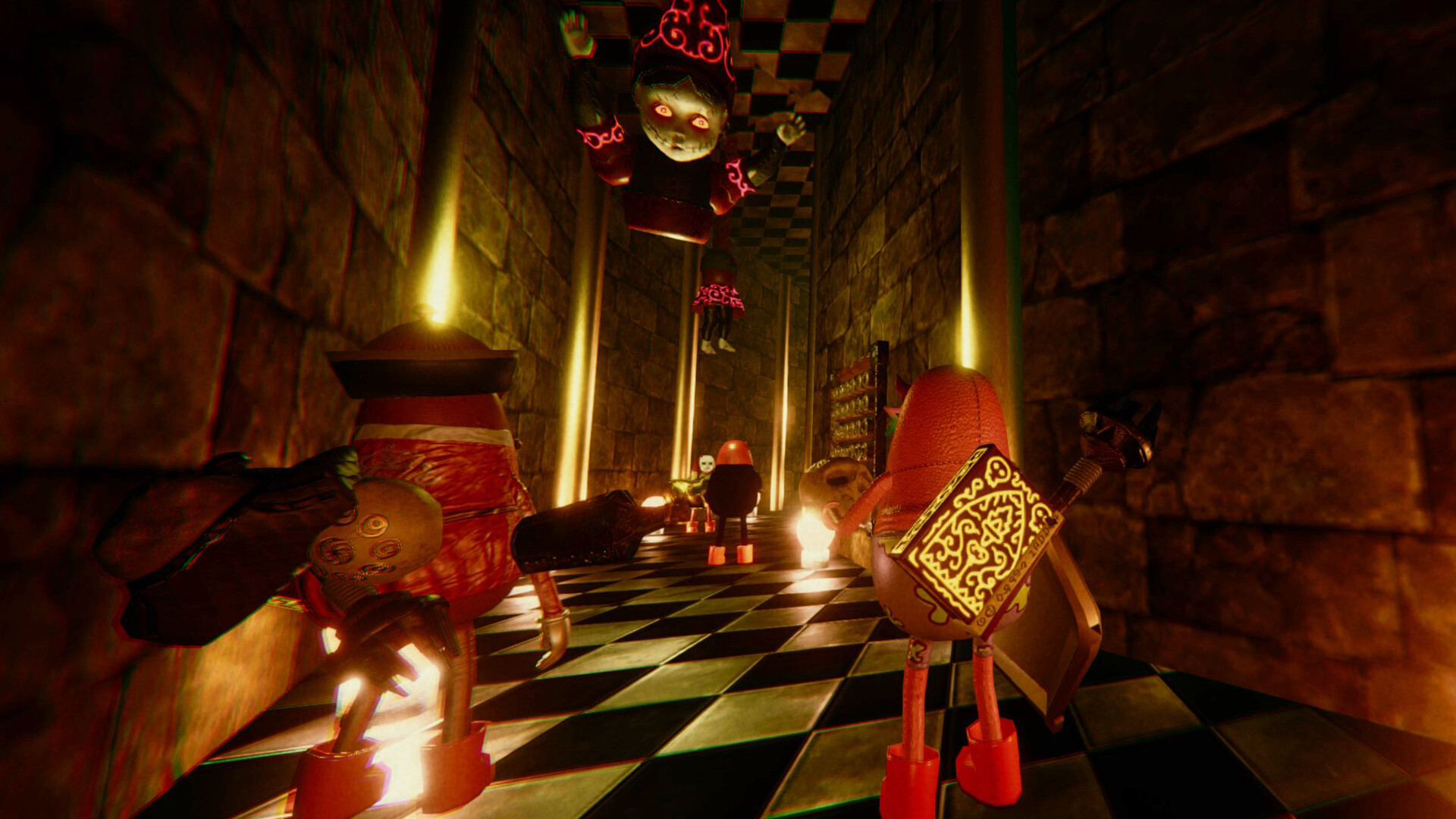 Dungeon co-op exploration